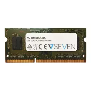 V7 2GB DDR3 PC3-10600 - 1333mhz SO DIMM Notebook Memory Module - V7106002GBS