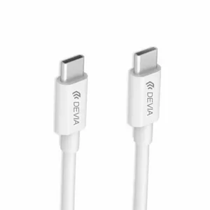 USB Type-C PD kabelis 60W (20V 3A) Devia Smart Series, balts
