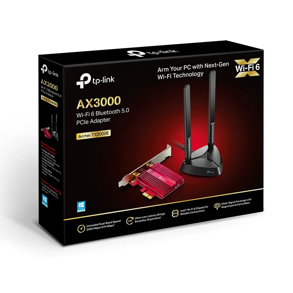 Адаптер Wi-Fi 6 PCI Express TP-Link Archer TX3000E Photo 3