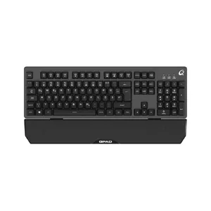 Keyboard QPAD MK-40 Gaming USB QWERTZ German Black