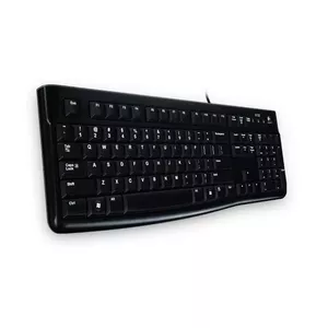 Logitech K120 Corded Keyboard tastatūra USB QWERTZ Vācu Melns