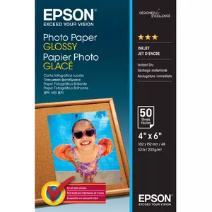 Photo Paper Glossy Epson C13S042547 10x15cm 50 sheets