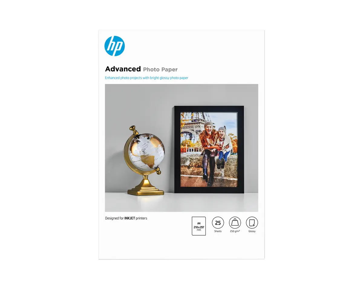 Фотобумага HP Advanced Photo Paper Q5456A Глянцевая A4 Photo 4