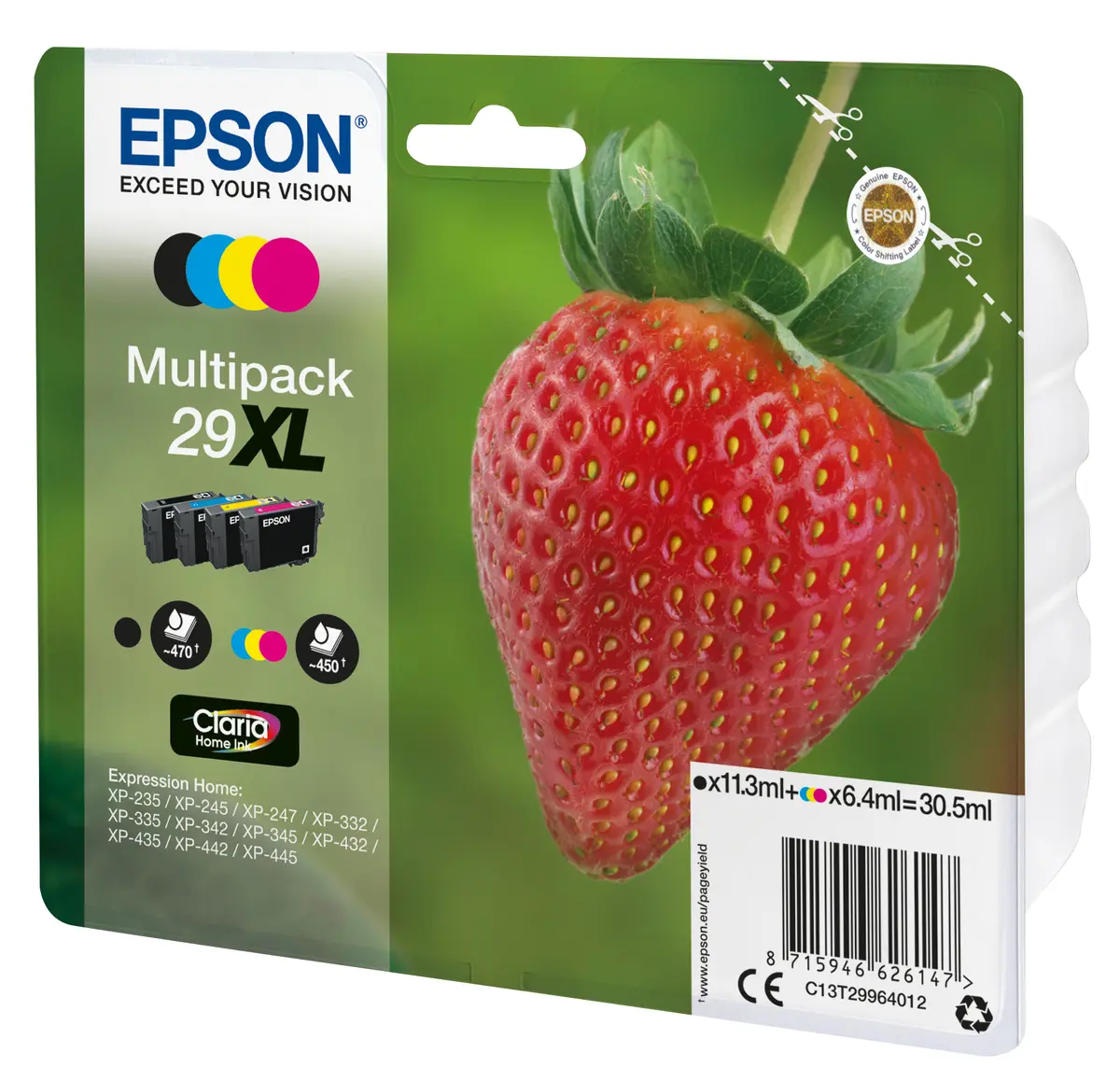 Epson Strawberry Multipack 4-krāsu 29XL Claria