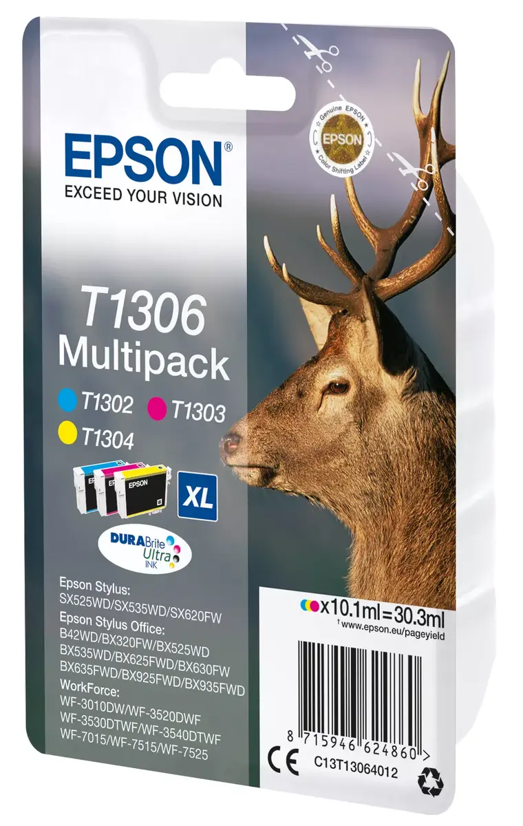 Epson T1306 DURABrite Ultra 3 krāsu komplekts Photo 2