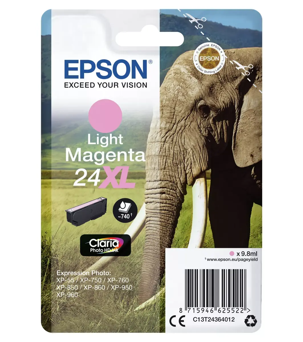 Kārtridžs Epson 24XL Gaiši Magenta Photo 3