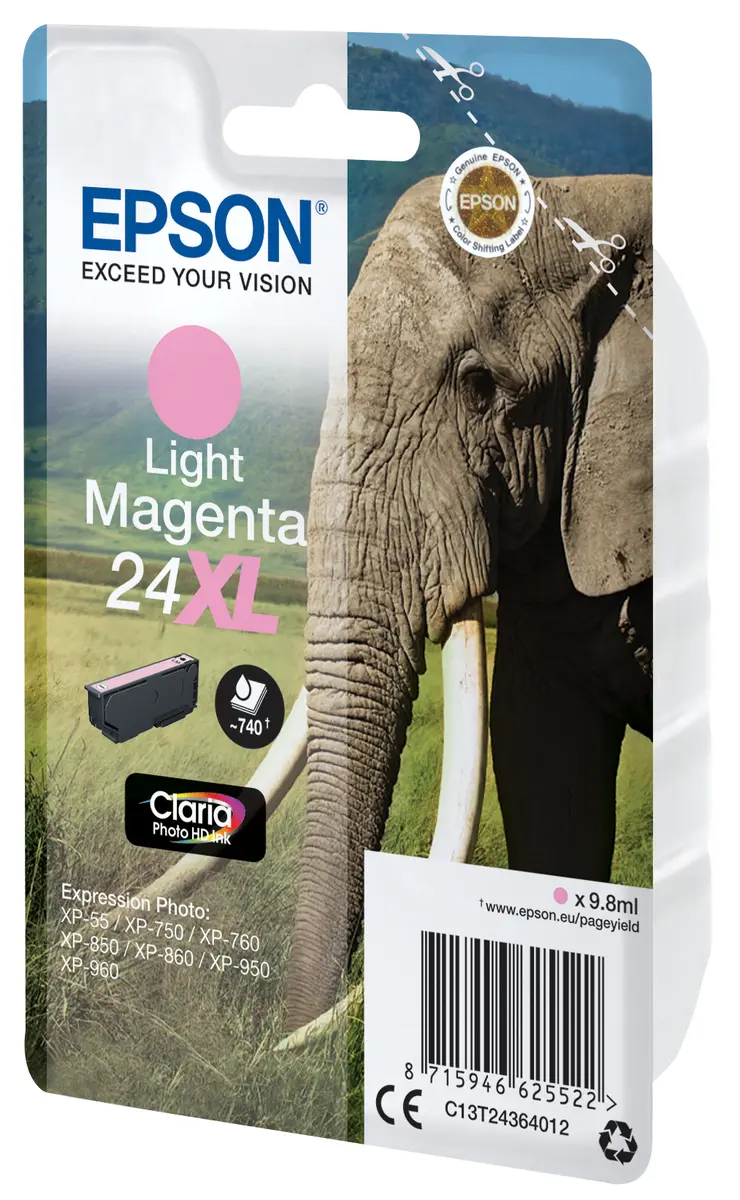 Epson Elephant 24XL Claria Photo HD