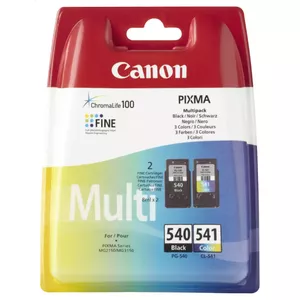 Оригинальный комплект картриджей Canon PG-540 и CL-541, черный, голубой, пурпурный, желтый, 2 шт.