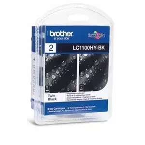 Картридж Brother Ink LC1100HYBKBP2 Черный