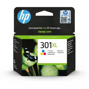 Картридж HP 301XL High Yield трицветный (Cyan, Magenta, Yellow) оригинальный, 6 мл, ≈300 стр.