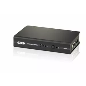 KVM switch ATEN CS72D Black