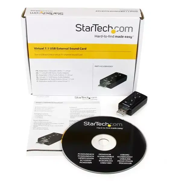 StarTech Virtual 7.1 External USB Sound Card Photo 4