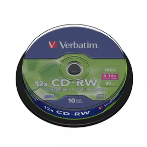 CD-RW Verbatim 12x 700 MB 10 pc(s)