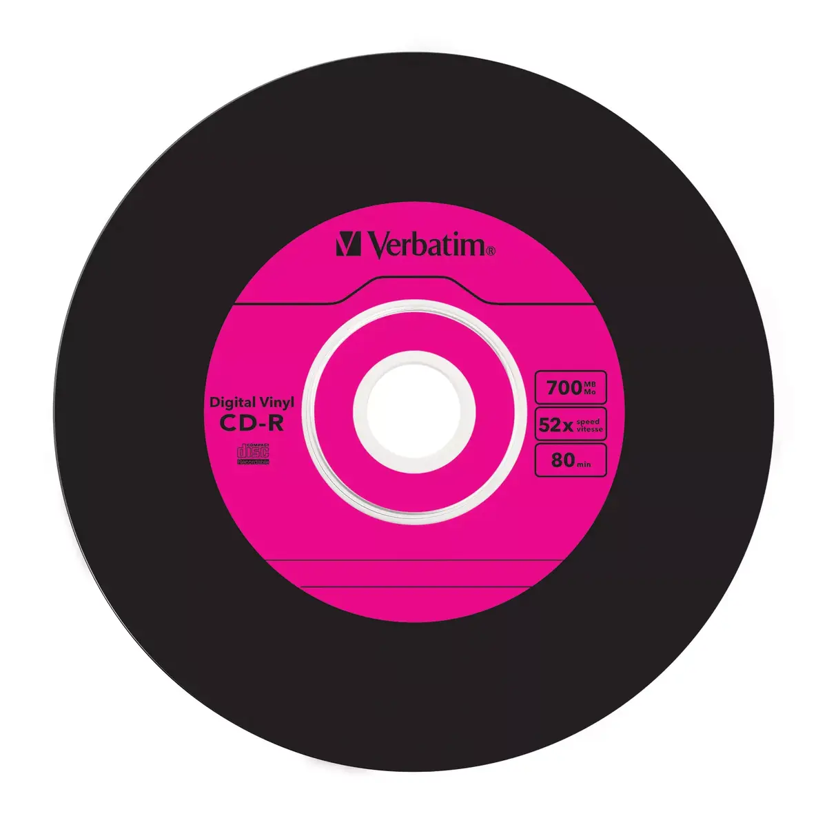 CD-R Verbatim AZO Data Vinyl 700 MB 52x Photo 3
