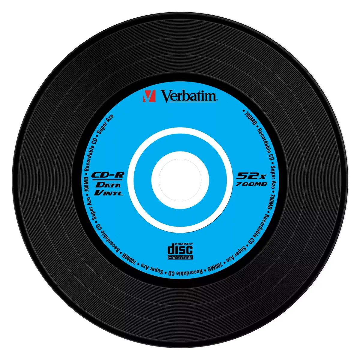 CD-R Verbatim AZO Data Vinyl 700 MB 52x Photo 4