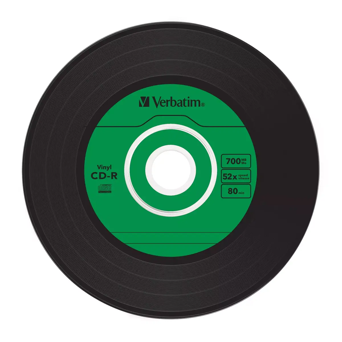 CD-R Verbatim AZO Data Vinyl 700 MB 52x Photo 5