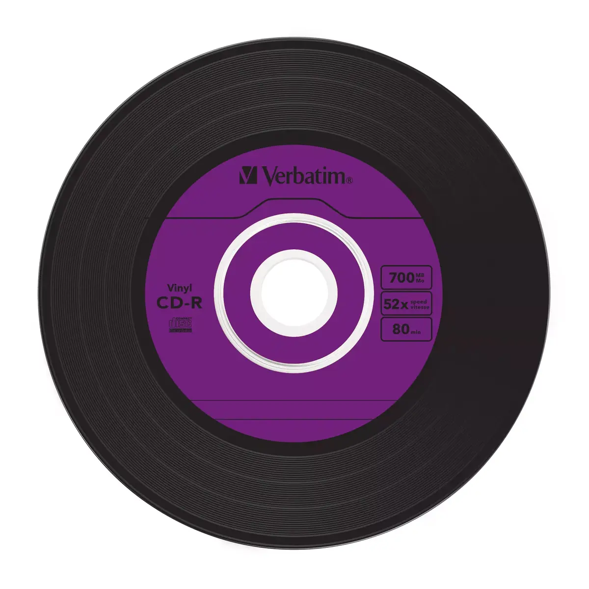 CD-R Verbatim AZO Data Vinyl 700 MB 52x Photo 6