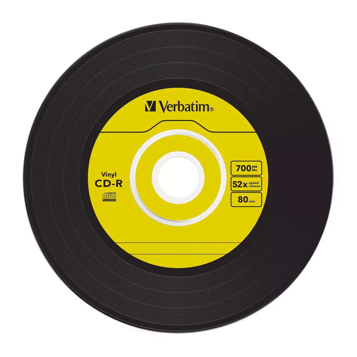 CD-R Verbatim AZO Data Vinyl 700 MB 52x Photo 8