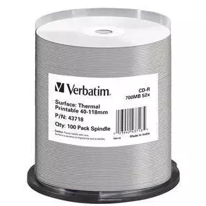 CD-R Verbatim Thermal Printable No ID Brand