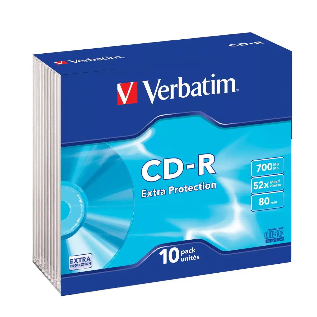 CD-R Verbatim Extra Protection 700 MB 52x Photo 2