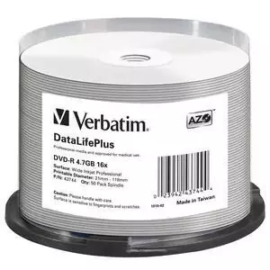 DVD-R Verbatim DataLifePlus 4.7 GB 50 pc(s)