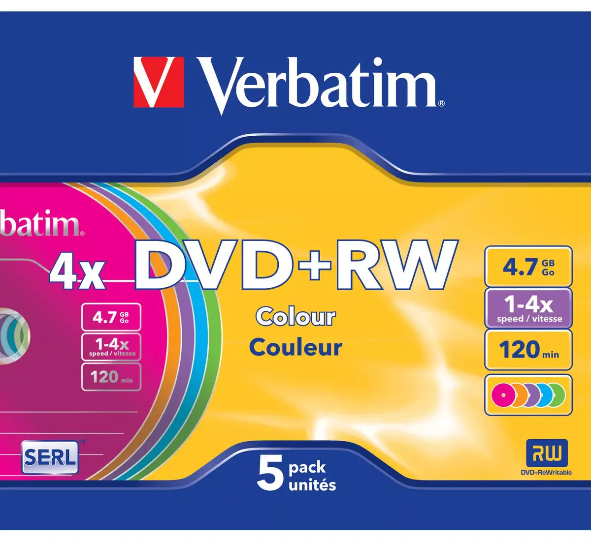 DVD+RW, Verbatim, DVD+RW Colours Photo 2