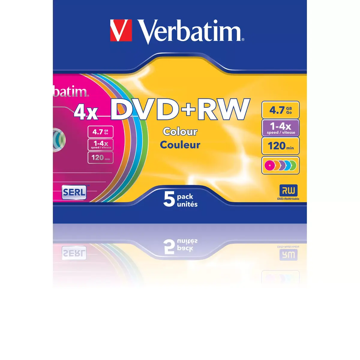 DVD+RW, Verbatim, DVD+RW Colours Photo 3
