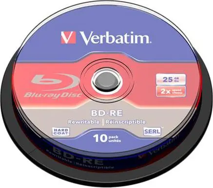 BD-RE Verbatim Verbatim BD-RE SL 25GB