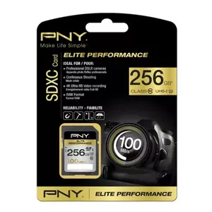 Flash Memory PNY 256GB SDXC Class 10 UHS-I SD256ELIPER-EF