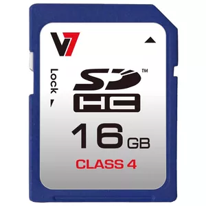 V7 VASDH16GCL4R-2E zibatmiņa 16 GB SDHC Klases 4