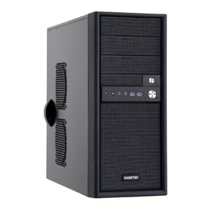 Datora korpuss Chieftec CM-01B-U3-OP Midi Tower Melns