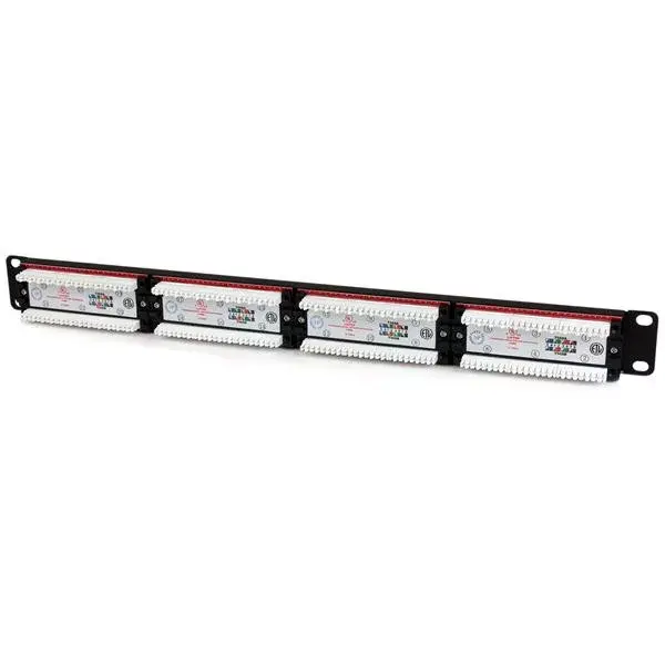 Patch Panel StarTech.com 24 Port 1U Rackmount Cat 6 Photo 3