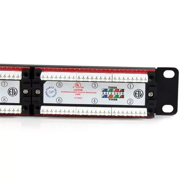 Patch Panel StarTech.com 24 Port 1U Rackmount Cat 6 Photo 4