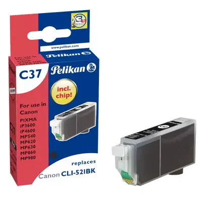 Kārtridžs Pelikan Canon C37 CLI521 melns