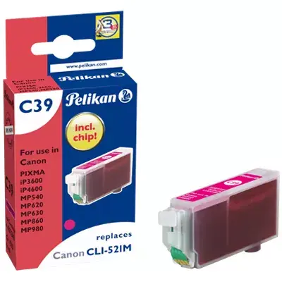 Pelikan tintes kasetne Magenta pigmenta Canon