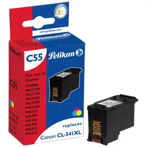 Картридж для принтера Pelikan C55, пигментные цветные чернила 6 мл, CMY, 1 шт