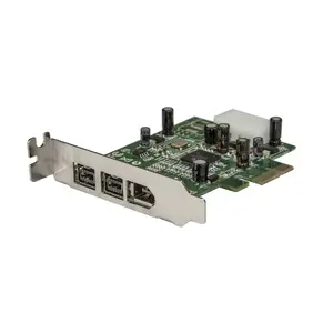 PCIe FireWire 3-Port (2b/1a) Low Profile Adapter by StarTech PEX1394B3LP, IEEE 1394, PCIe host