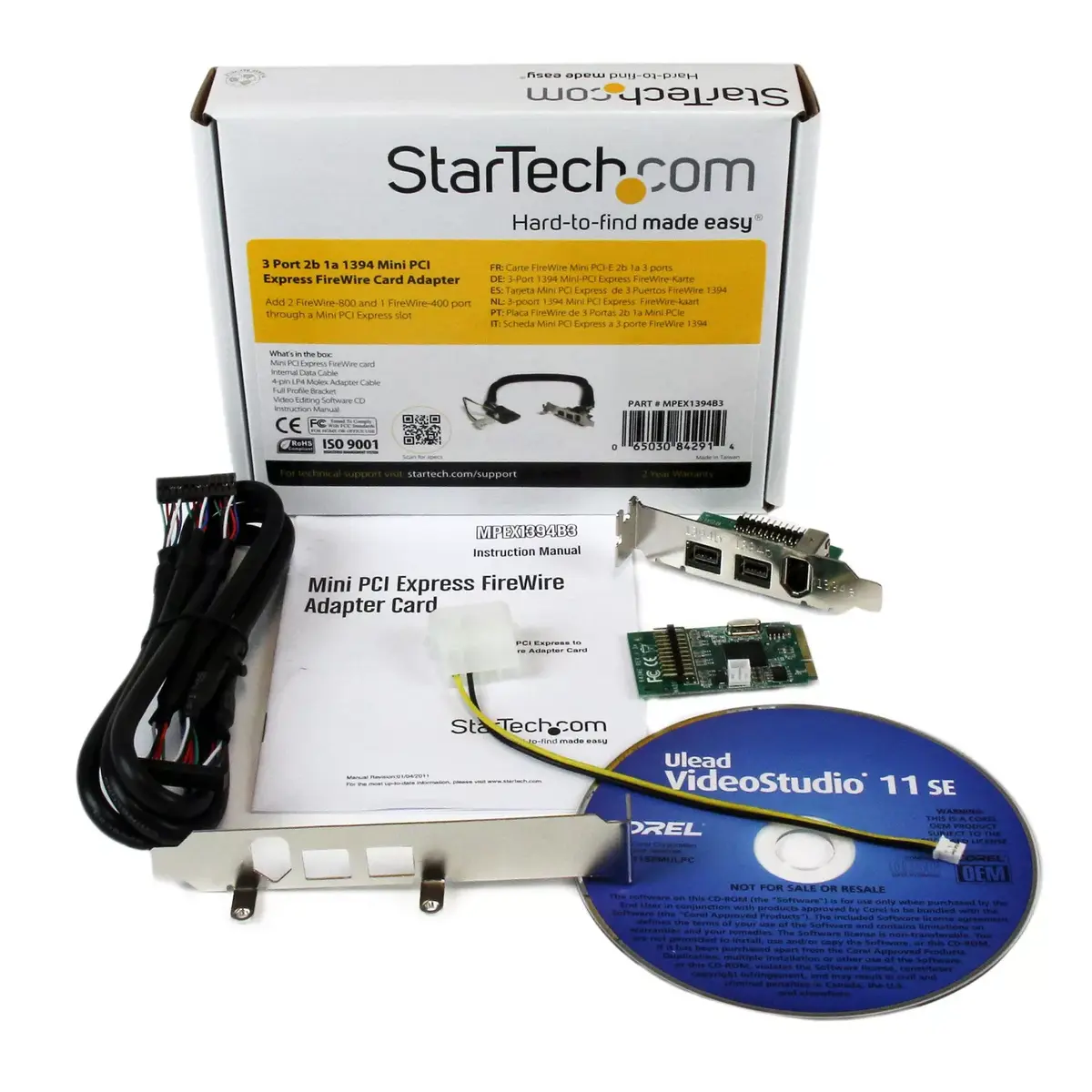 StarTech Mini PCIe карта с 3 портами FireWire Photo 6