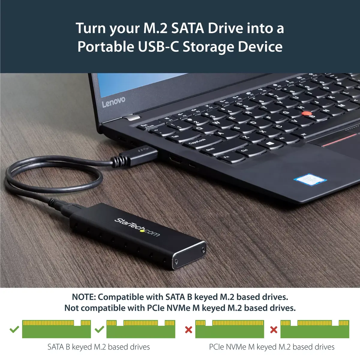 Корпус SSD StarTech.com SM2NGFFMBU33 Photo 8