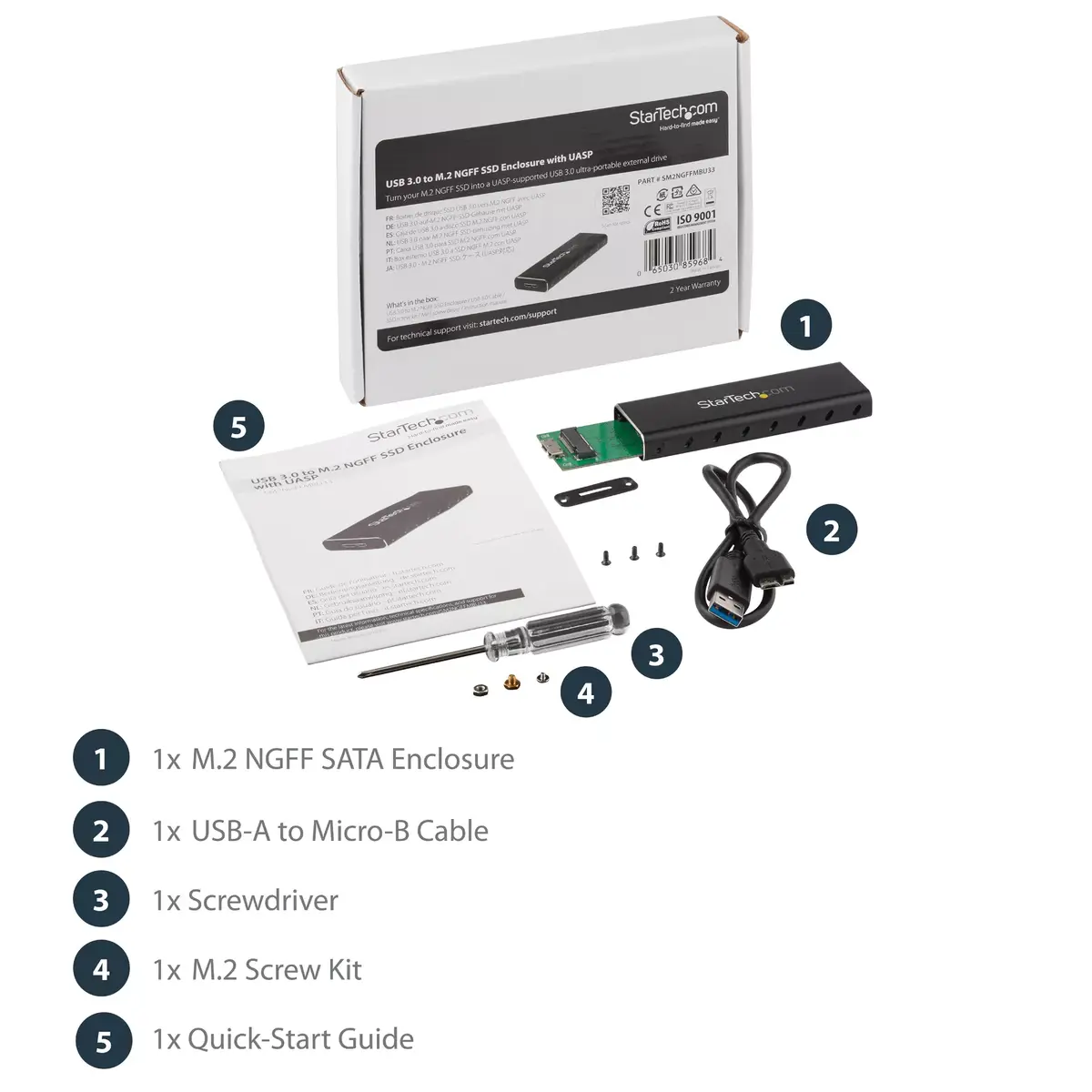 Корпус SSD StarTech.com SM2NGFFMBU33 Photo 12