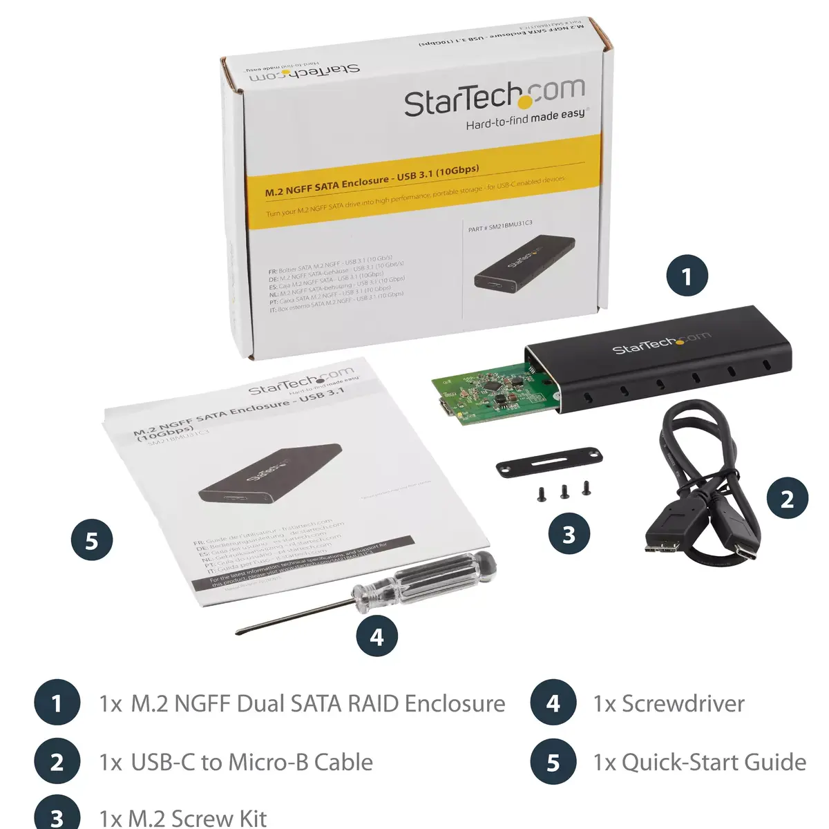 SSD Enclosure StarTech.com SM21BMU31C3 Photo 10