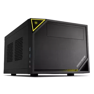 PC Case Sharkoon SHARK ZONE C10 Mini-ITX Black, Yellow