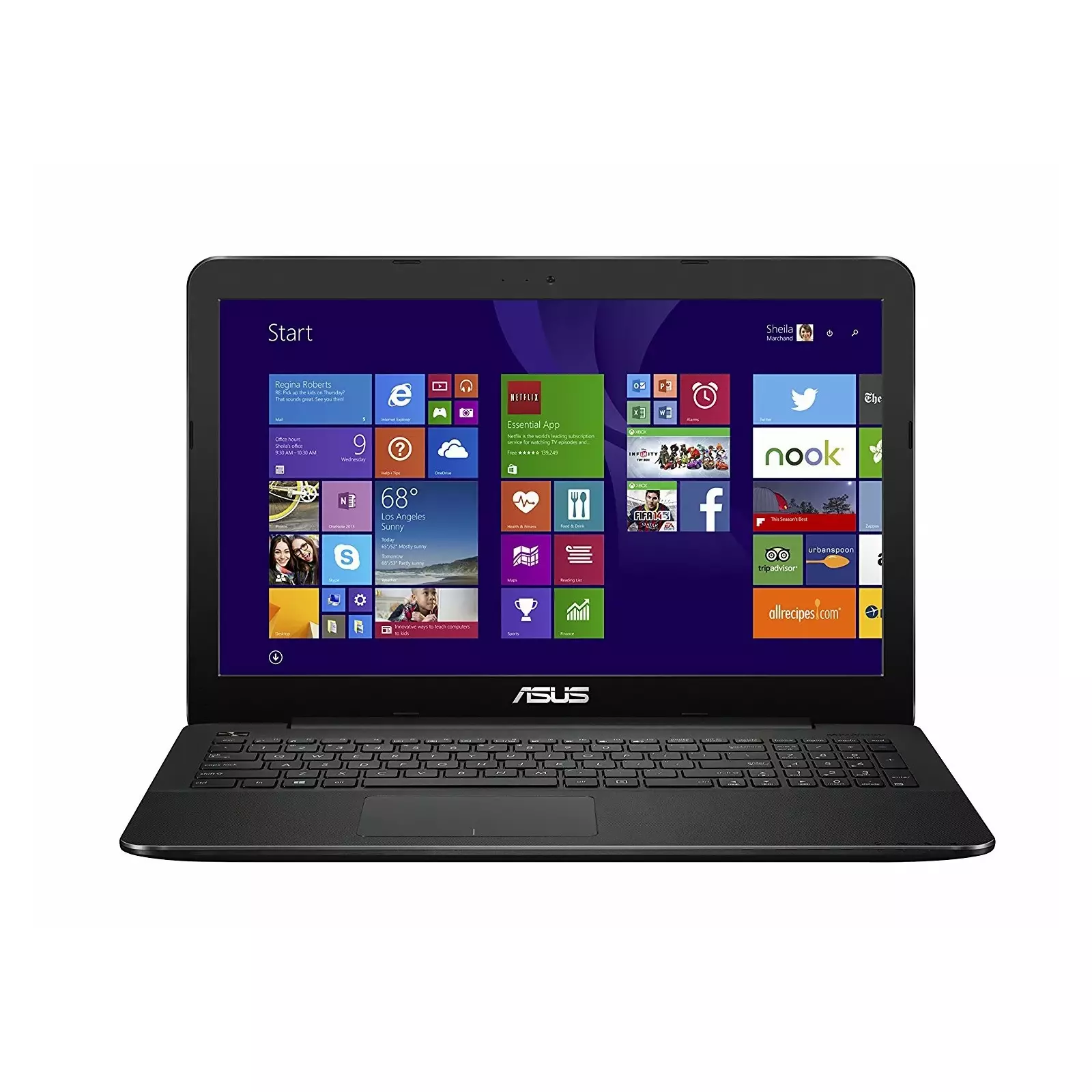 Asus F554L 15.6 HD/Intel i5-5200U/4GB F554LA-XX891H | AiO.lv