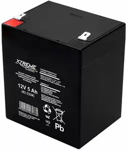 Rechargeable Gel Battery BLOW 82-220# XTREME 12V 5Ah (Gel, UPS replacement)
