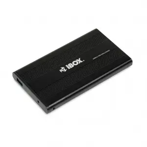 HDD enclosure IBOX HD-02 Black for 2.5" SATA drives, USB 3.2 Gen 1 (Type-A), single-bay, metal