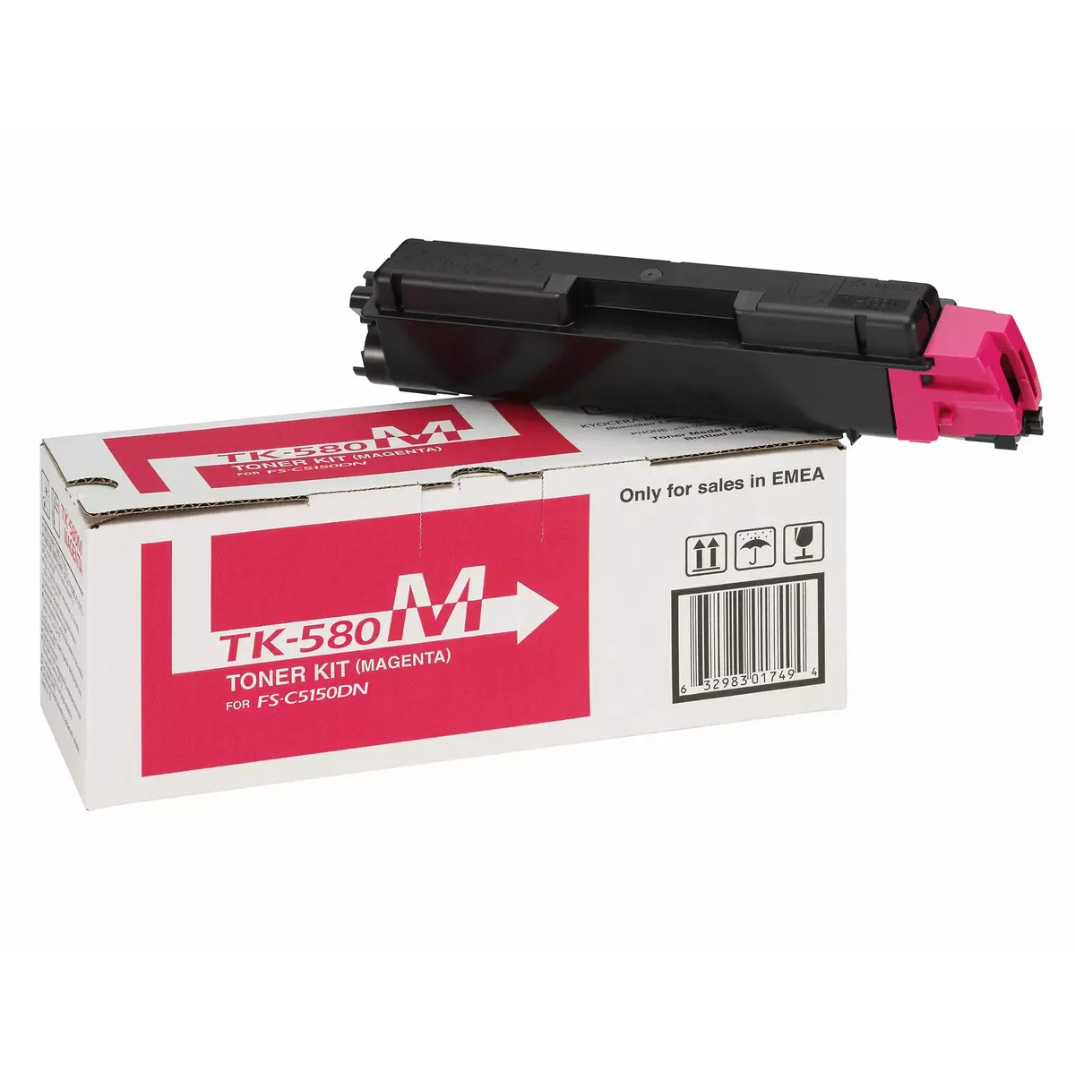 Картридж тонера Kyocera TK-580M 1T02KTBNL0 Photo 4