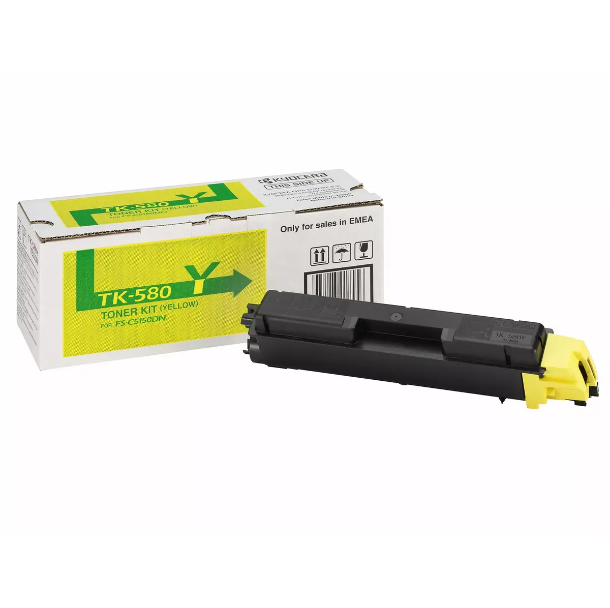 Картридж тонера Kyocera TK-580Y 1T02KTANL0 Photo 3
