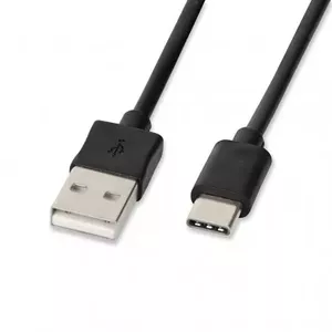 USB cable IBOX IKUMTC USB 3.2 Gen 1 (USB A — USB C), 1 m, black, 2 A
