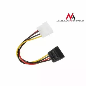 Maclean MCTV-633 Strāvas pārveidotāja kabeļa adapteris Molex SATA