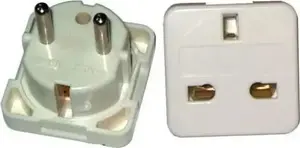 AC Power Adapter LIBOX LB0036 — UK to EU plug adapter for UK devices with grounding